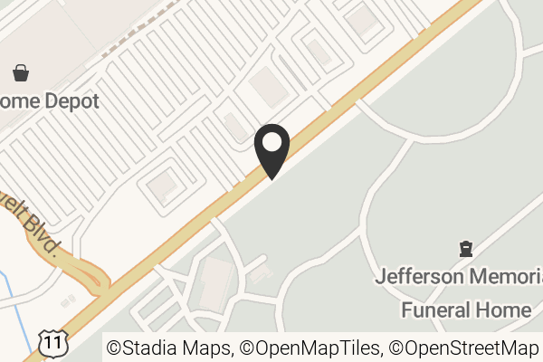 Map with location marker