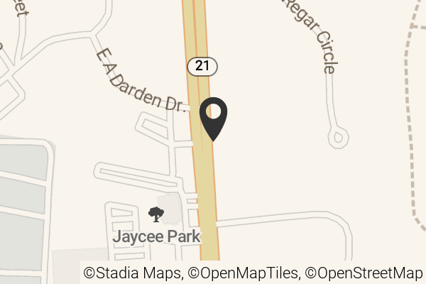 Map with location marker