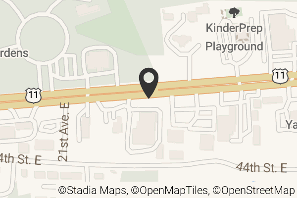 Map with location marker