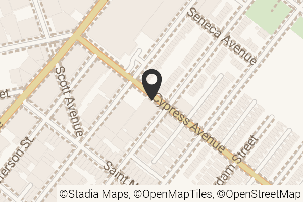 Map with location marker