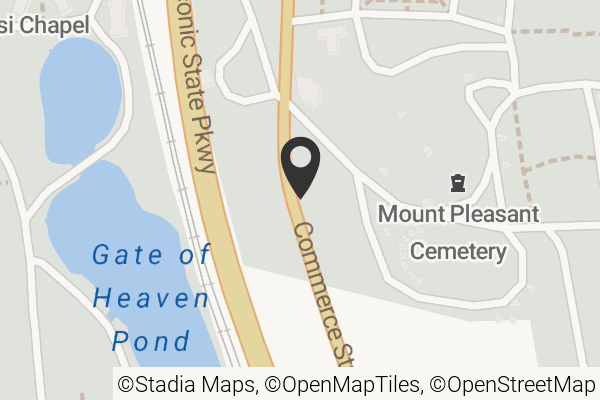 Map with location marker