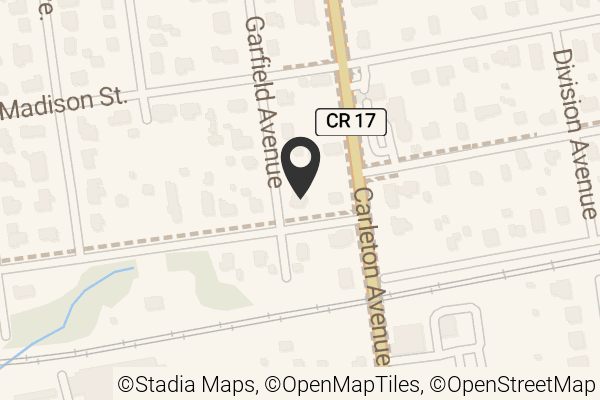 Map with location marker