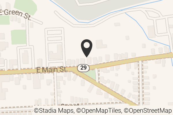 Map with location marker