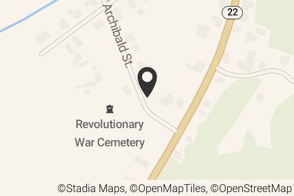 Map with location marker