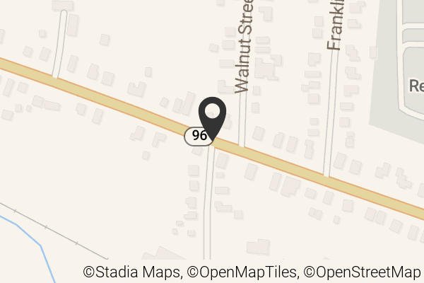 Map with location marker