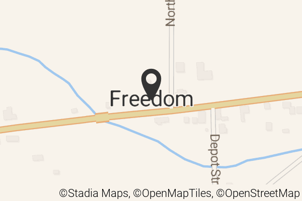 Map with location marker