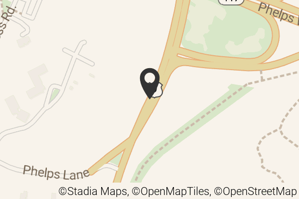 Map with location marker