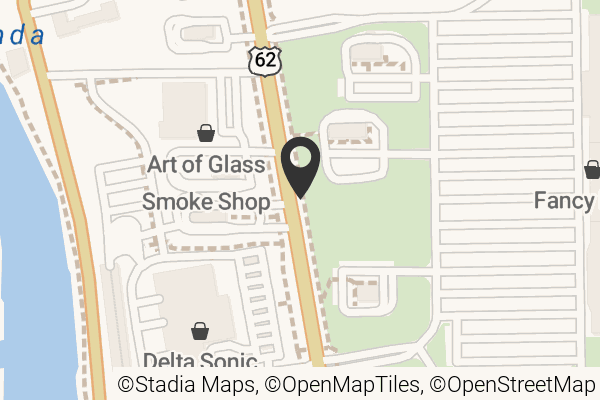 Map with location marker