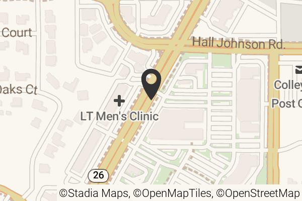 Map with location marker