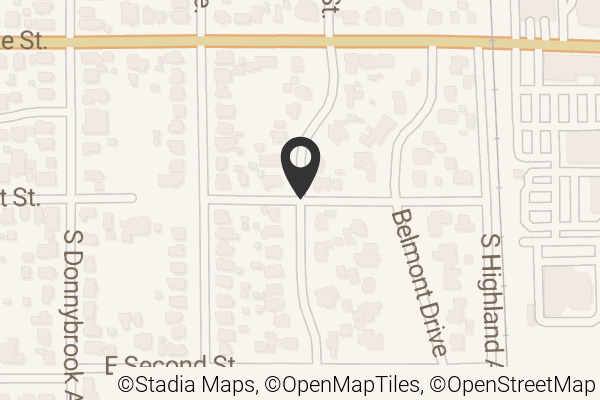 Map with location marker