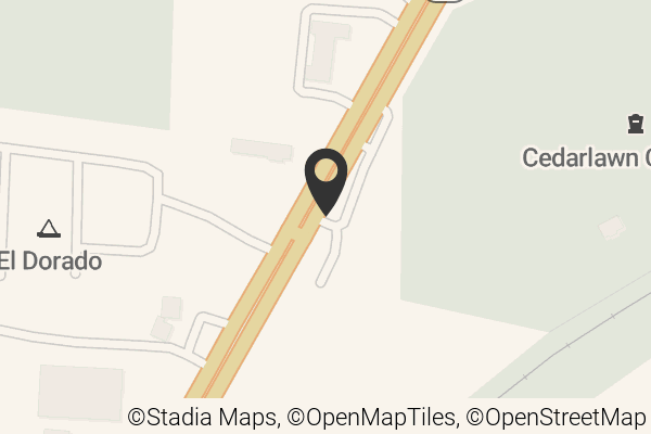 Map with location marker