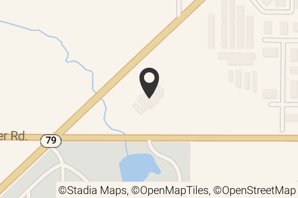 Map with location marker