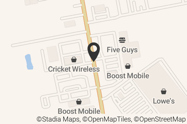 Map with location marker