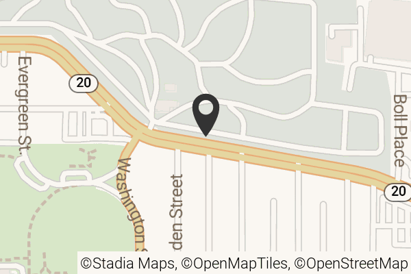 Map with location marker