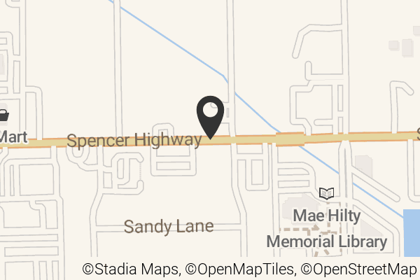 Map with location marker