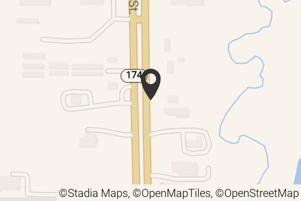 Map with location marker