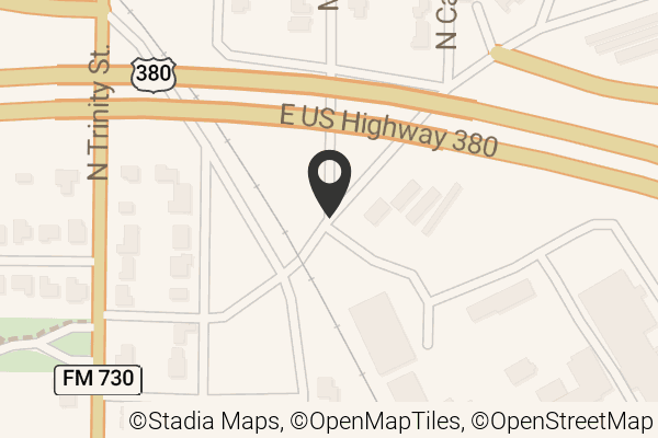 Map with location marker