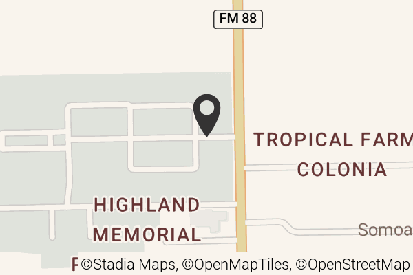 Map with location marker