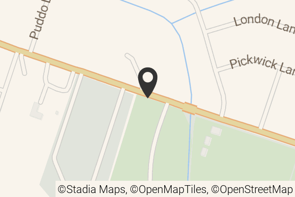 Map with location marker