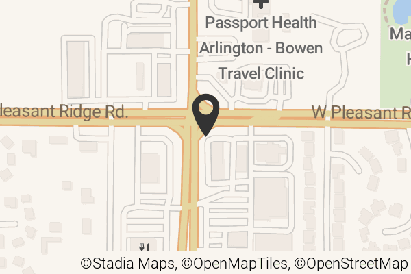 Map with location marker