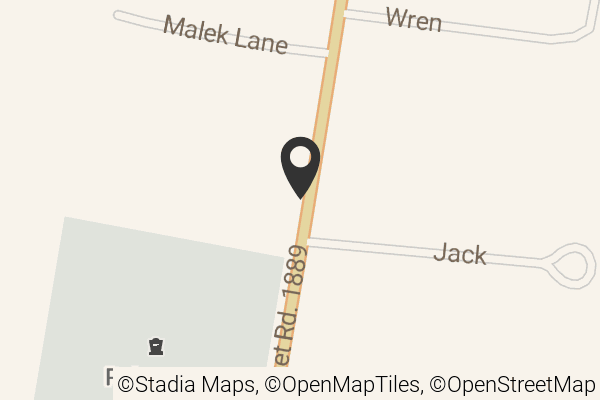 Map with location marker