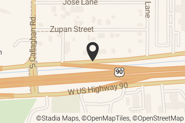 Map with location marker