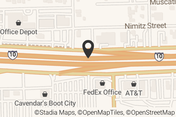 Map with location marker