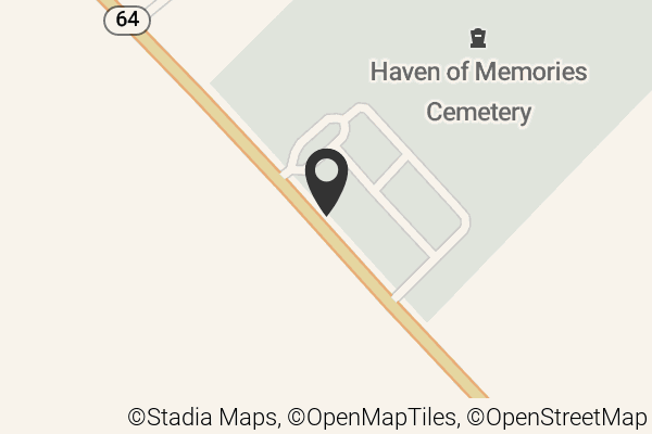 Map with location marker