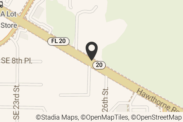 Map with location marker