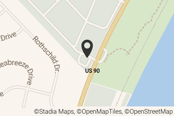 Map with location marker