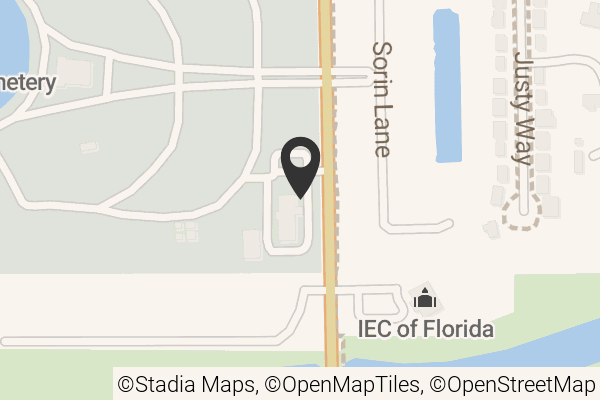 Map with location marker