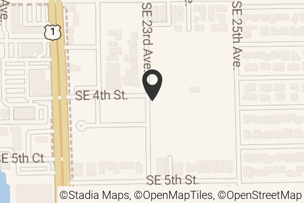 Map with location marker