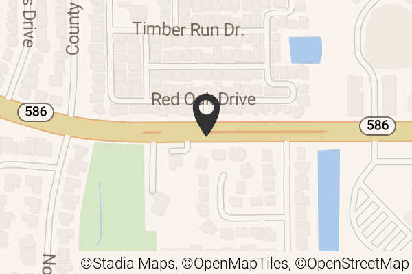 Map with location marker