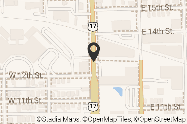 Map with location marker