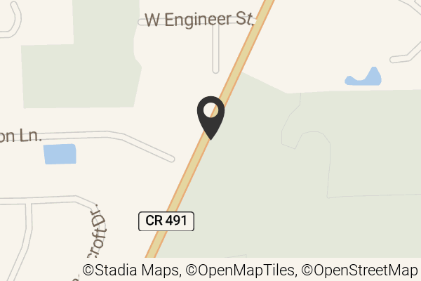 Map with location marker