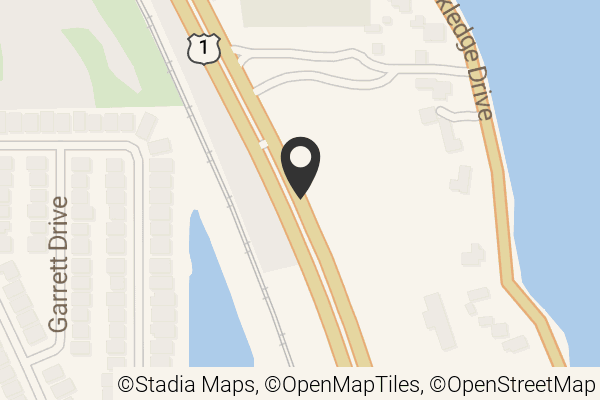 Map with location marker