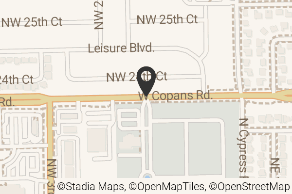 Map with location marker