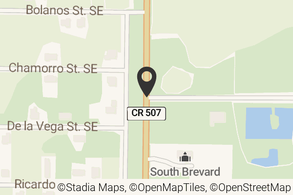 Map with location marker