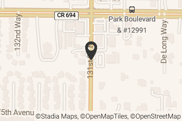 Map with location marker