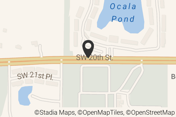 Map with location marker