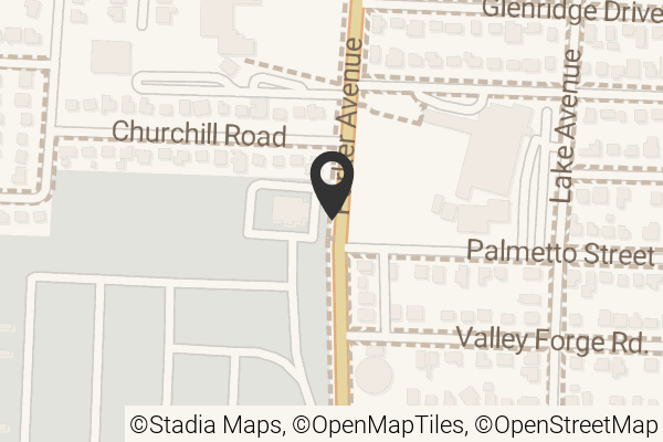 Map with location marker