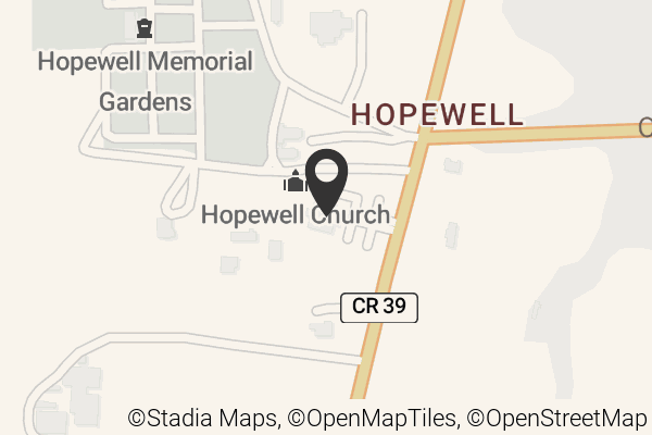 Map with location marker