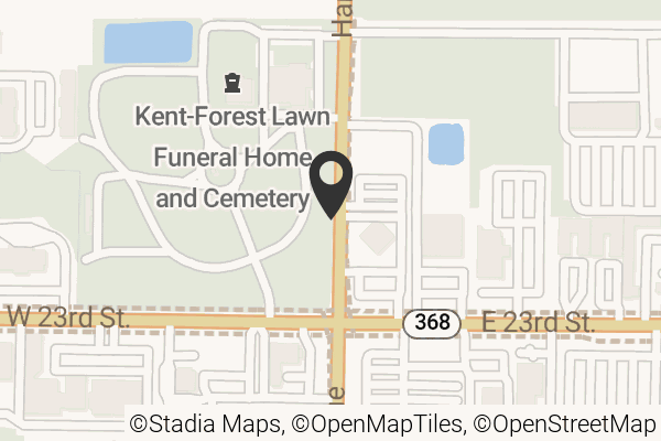 Map with location marker