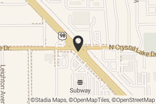 Map with location marker