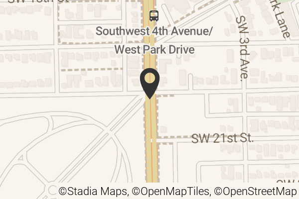 Map with location marker