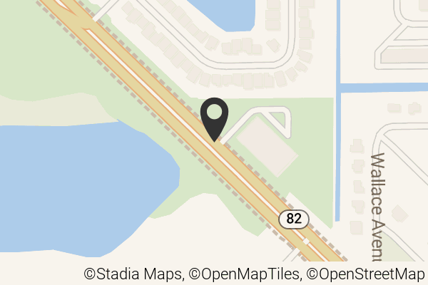 Map with location marker