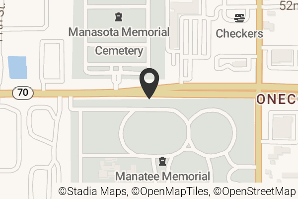 Map with location marker