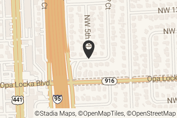 Map with location marker