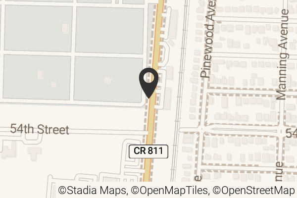 Map with location marker