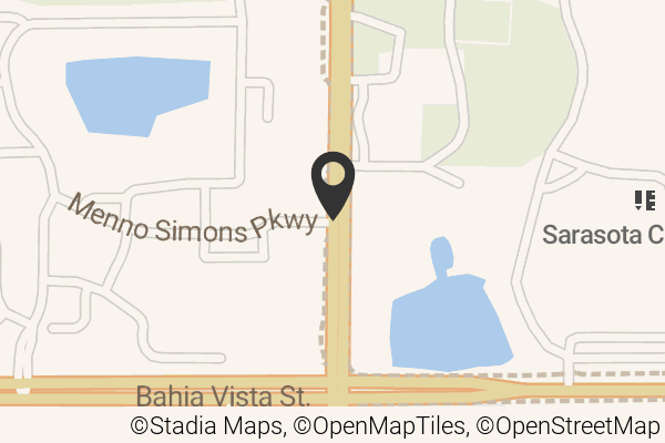 Map with location marker